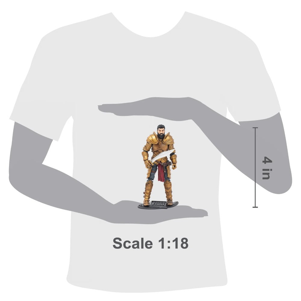 Leonidas the Time Displaced King -Vitruvian H.A.C.K.S. 1:18 Scale Action Figure by Boss Fight Studio Llc with sword and armor