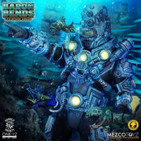 Baron Bends Leviathan Armor Rumble Society One:12 Collective Action Figure by Mezco Toyz Light-Up 6.7 in