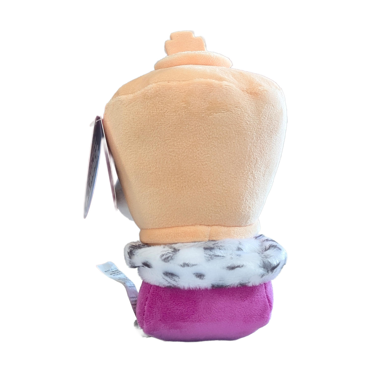 The Amazing Digital Circus Lil Fellas Glitch Official 8" Plush U-PICK Choice by Go Figment back view with tan head and purple base