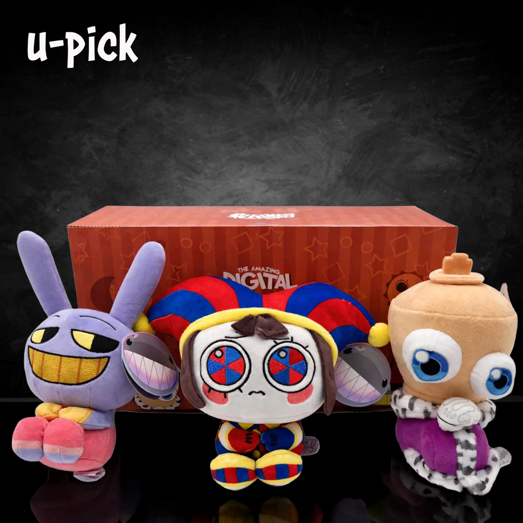 The Amazing Digital Circus Lil Fellas Glitch Official 8" Plush U-PICK Choice by Go Figment new collectible toy