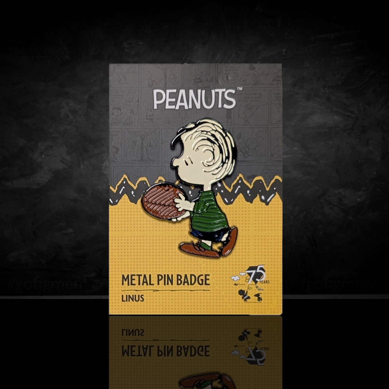Peanuts Snoopy 75th Anniversary Pin Badge Collection U-Pick Snoopy and Charlie Brown metal pin badge by K-Wonderland