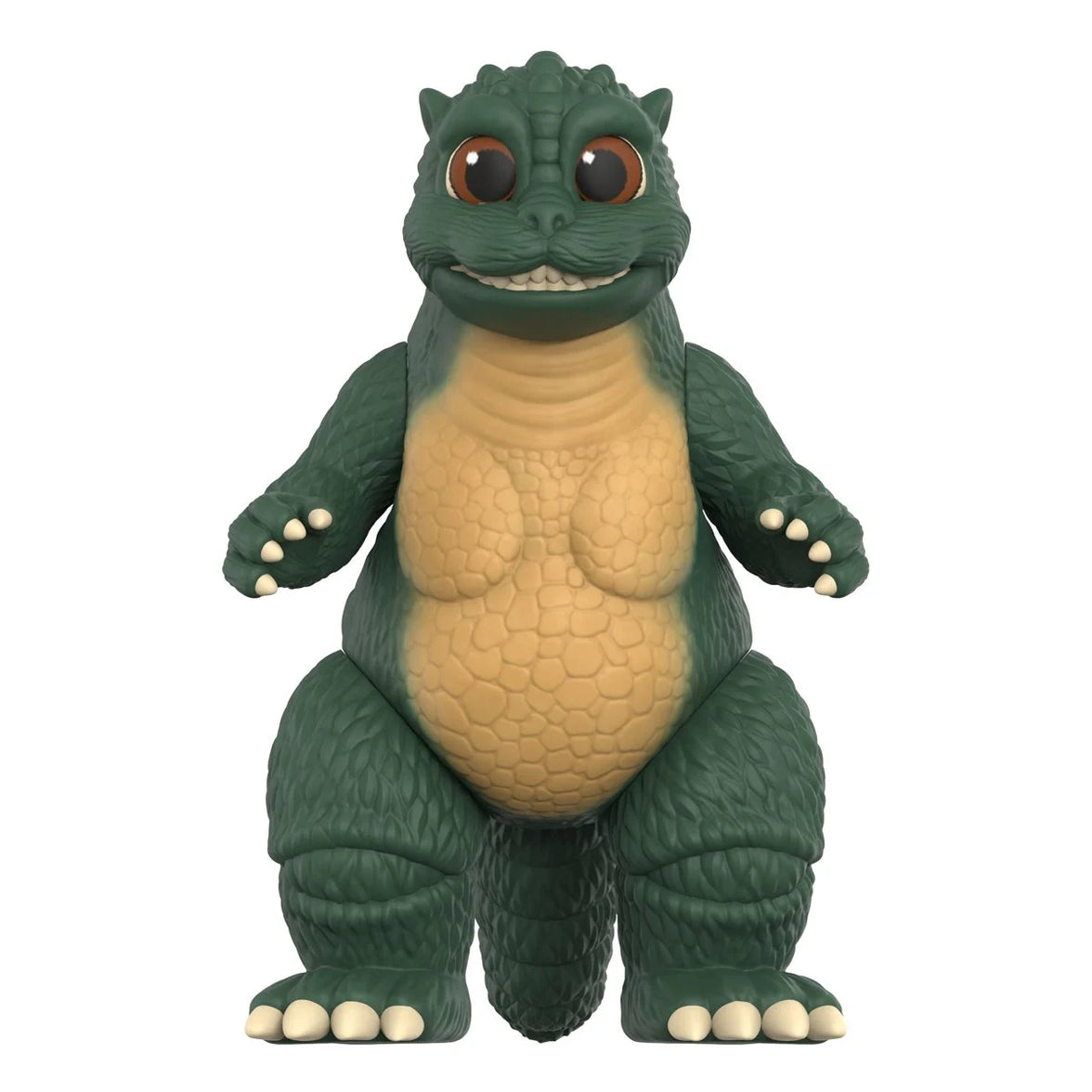 Little Godzilla 3 3/4-Inch ReAction Figure Super7 Toho Kaiju Collectible Figure new in box with green scaled design