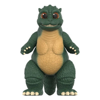 Little Godzilla 3 3/4-Inch ReAction Figure Super7 Toho Kaiju Collectible Figure new in box with green scaled design
