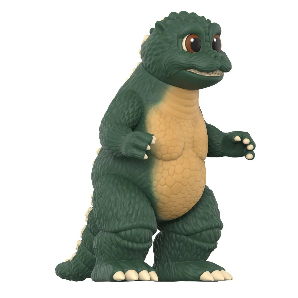 Little Godzilla 3 3/4-Inch ReAction Figure Super7 Toho Kaiju Collectible Figure new in box with green and beige sculpt