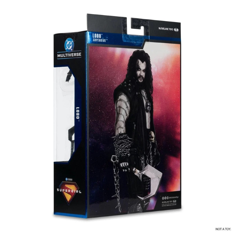 Lobo and Spacehog Vehicle DC Multiverse Supergirl Movie Action Figure Set McFarlane Toys new in box collectible