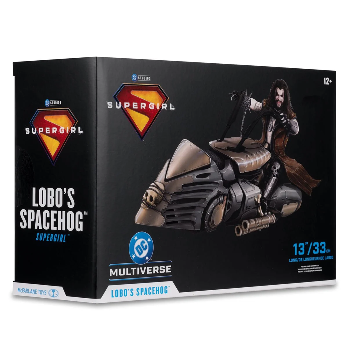 Lobo and Spacehog Vehicle DC Multiverse Supergirl Movie Action Figure Set McFarlane Toys new in box collectible