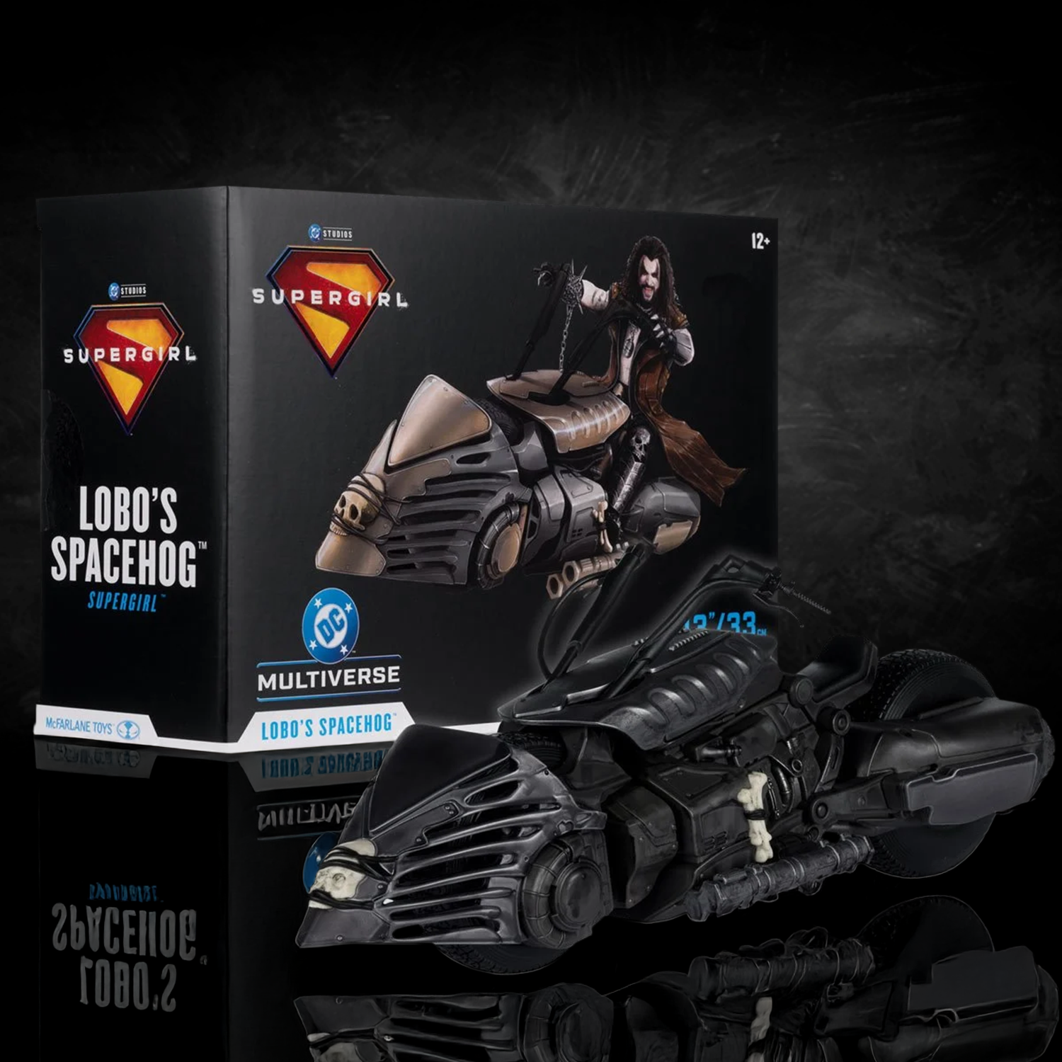 Lobo's Spacehog Vehicle DC Multiverse Supergirl Movie Deluxe Vehicle new in box collectible by McFarlane Toys