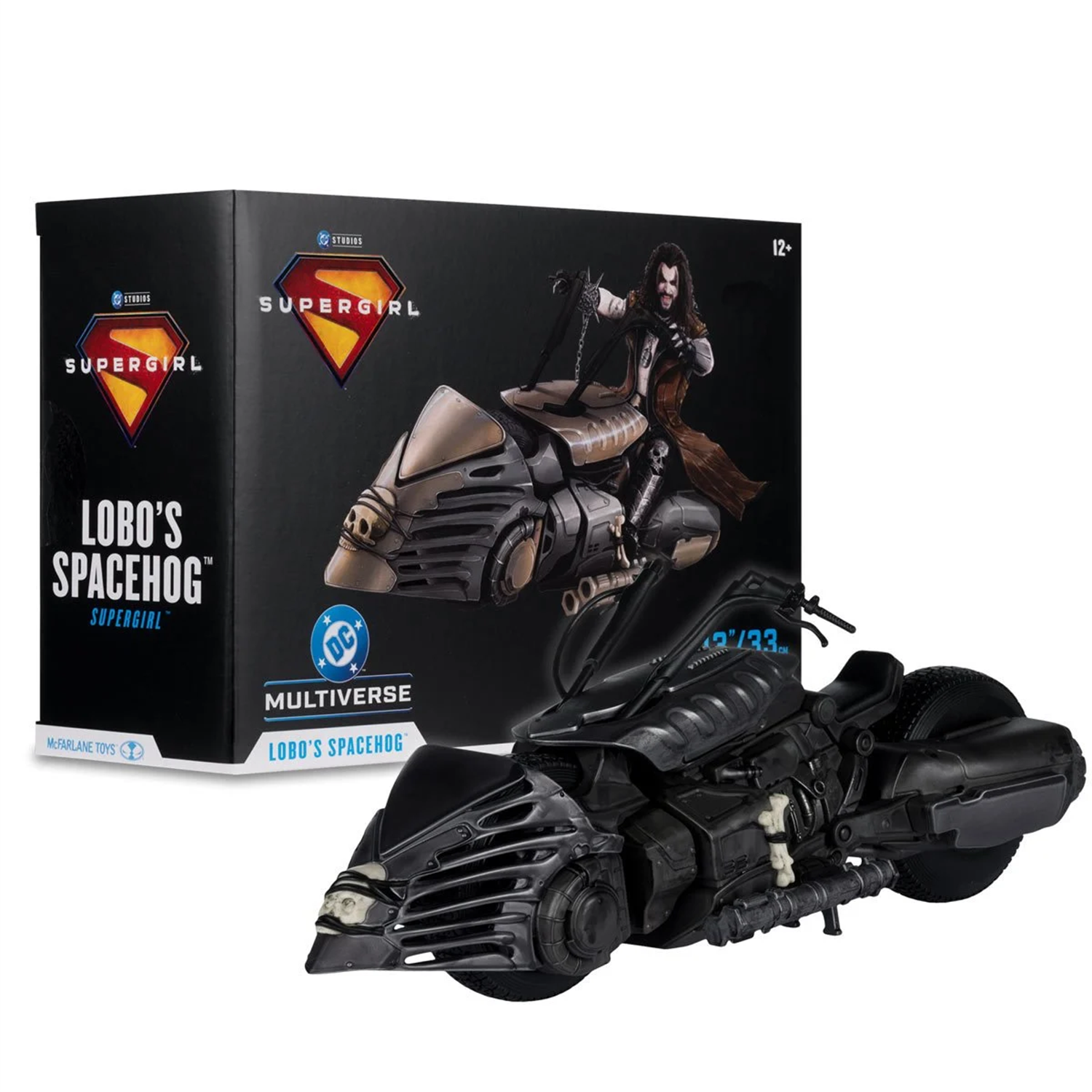 Lobo and Spacehog Vehicle DC Multiverse Supergirl Movie Action Figure Set McFarlane Toys new in box collectible