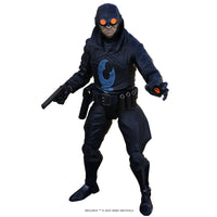 Lobster Johnson 1:12 Scale Action Figure Wave 1 (The Iron Prometheus) by Boss Fight Studio in black suit, sold by Go Figment