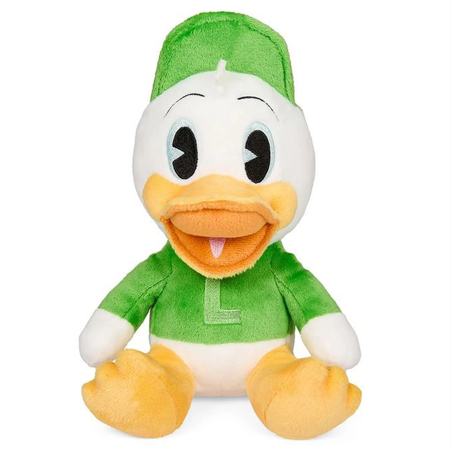 Louie DuckTales Disney Phunny Plush Kidrobot 7.5” new with tags green hoodie soft collectible toy by Kid Robot