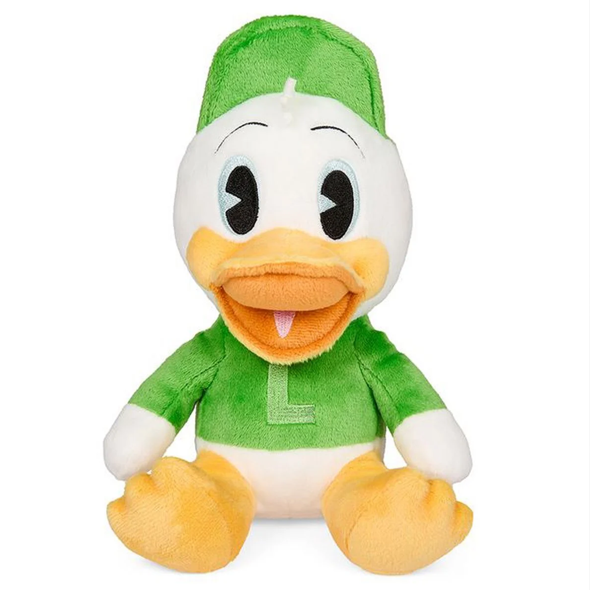 Louie DuckTales Disney Phunny Plush Kidrobot 7.5” new with tags green hoodie soft collectible toy by Kid Robot
