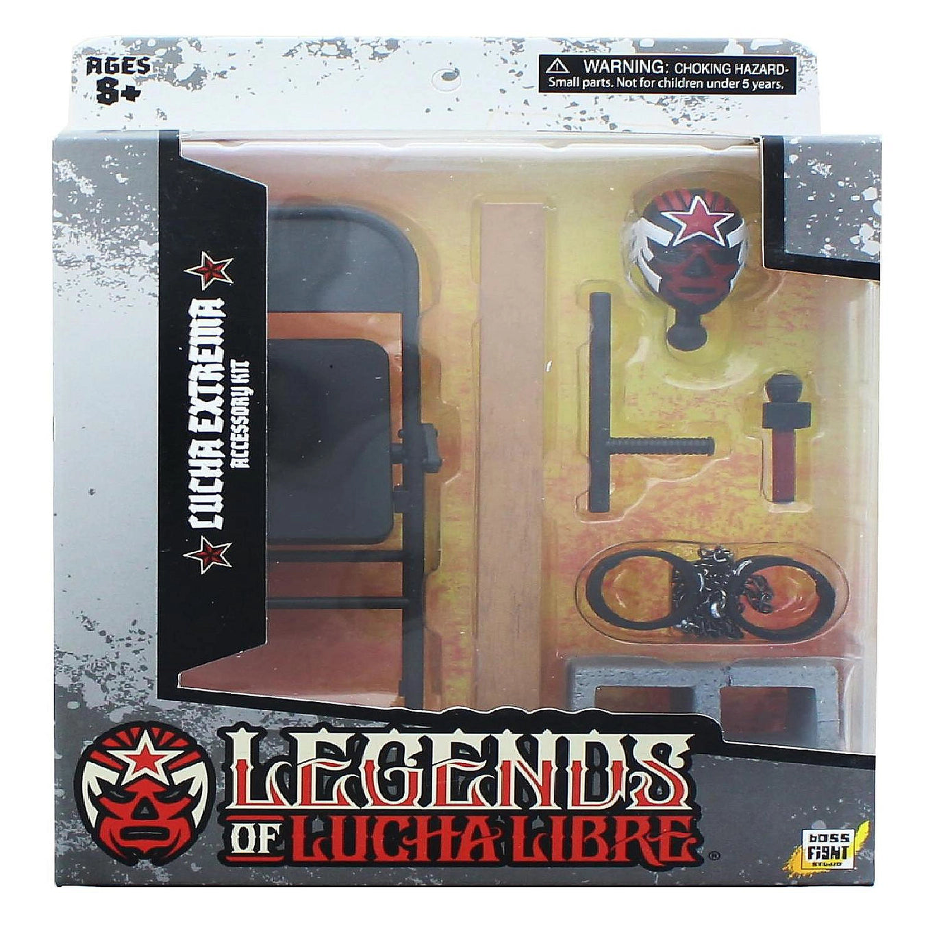 Lucha Extrema Accessory Set Legends of Lucha Libre Premium 1:12 Scale 6 with chair, weapons, and mask by Boss Fight Studio Llc