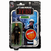 Luke Skywalker Jedi Star Wars Retro Collection Action Figure 1:18 ROTJ by Kenner in carded packaging