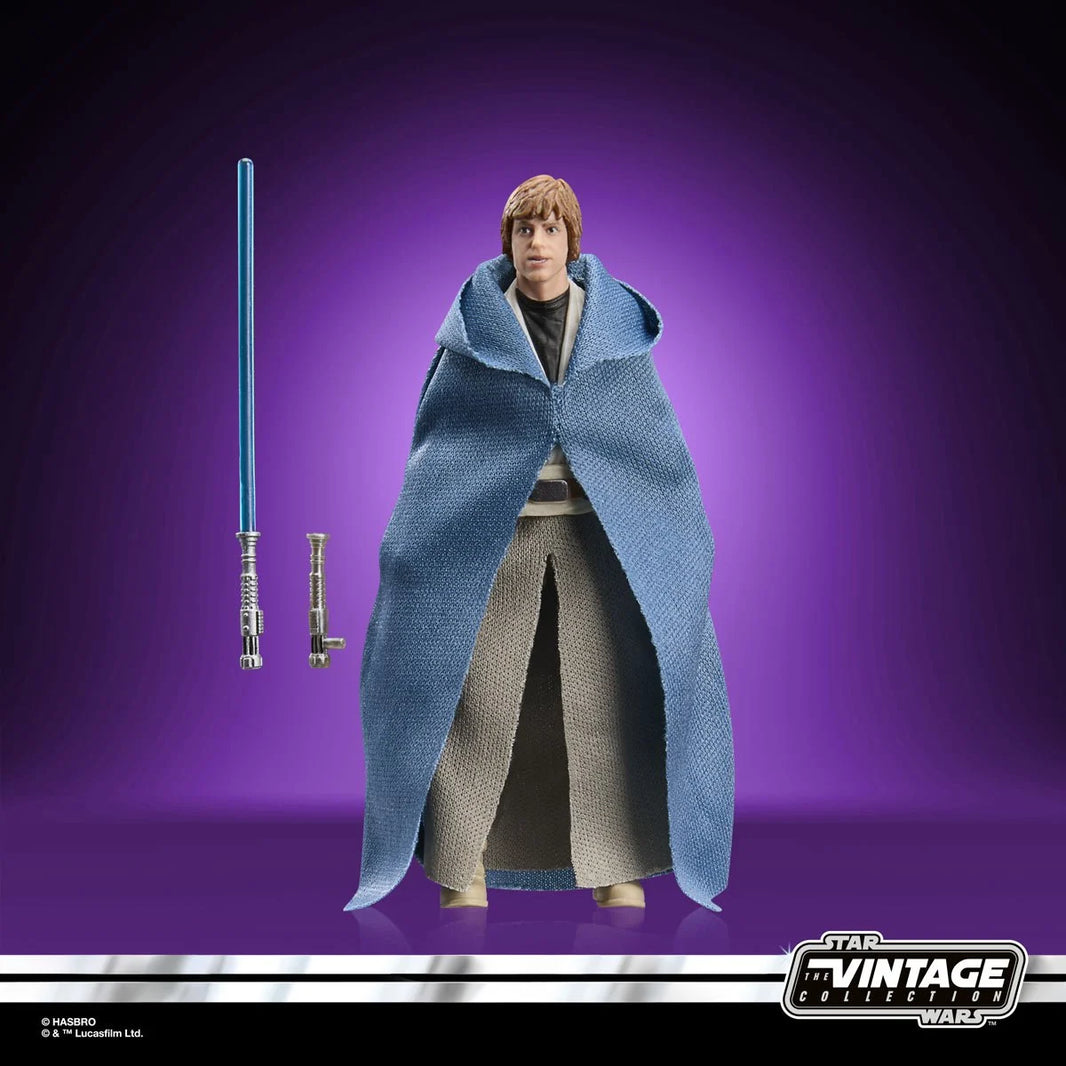 Luuke Skywalker Star Wars The Vintage Collection Action Figure Hasbro New 3.75 inch Kenner with cape and lightsabers