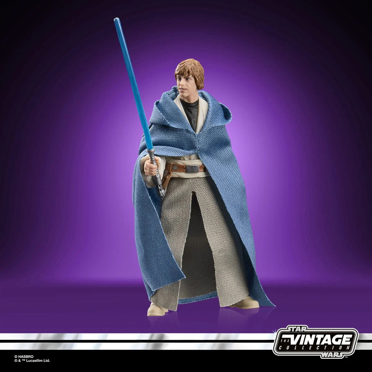 Luuke Skywalker Star Wars The Vintage Collection Action Figure Hasbro New with fabric robes and blue lightsaber by Kenner