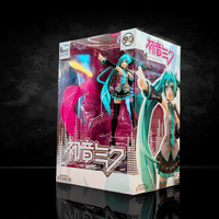 Hatsune Miku collectible figure by Abysse Studio, 1:10 scale statue in dynamic pose, packaged in colorful box
