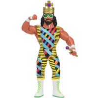 Macho King Randy Savage Major Big Rubber Guys 1:9 Scale 8-Inch Posed Wrestling Figure by Major in vibrant striped outfit