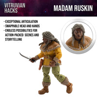 Madame Ruskin Dwarf Tavern Keeper Vitruvian H.A.C.K.S. Series 2 Fantasy 4" Figure by Boss Fight Studio Llc new in box
