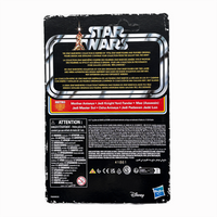 Mae the Assassin Star Wars Retro Collection Action Figure 1:18 Scale Acolyte Kenner packaging back view