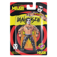 Danhausen Major Big Rubber Guys 1:9 Scale 8-Inch Posed Wrestling Figure by Major with detailed tattoos and black pants