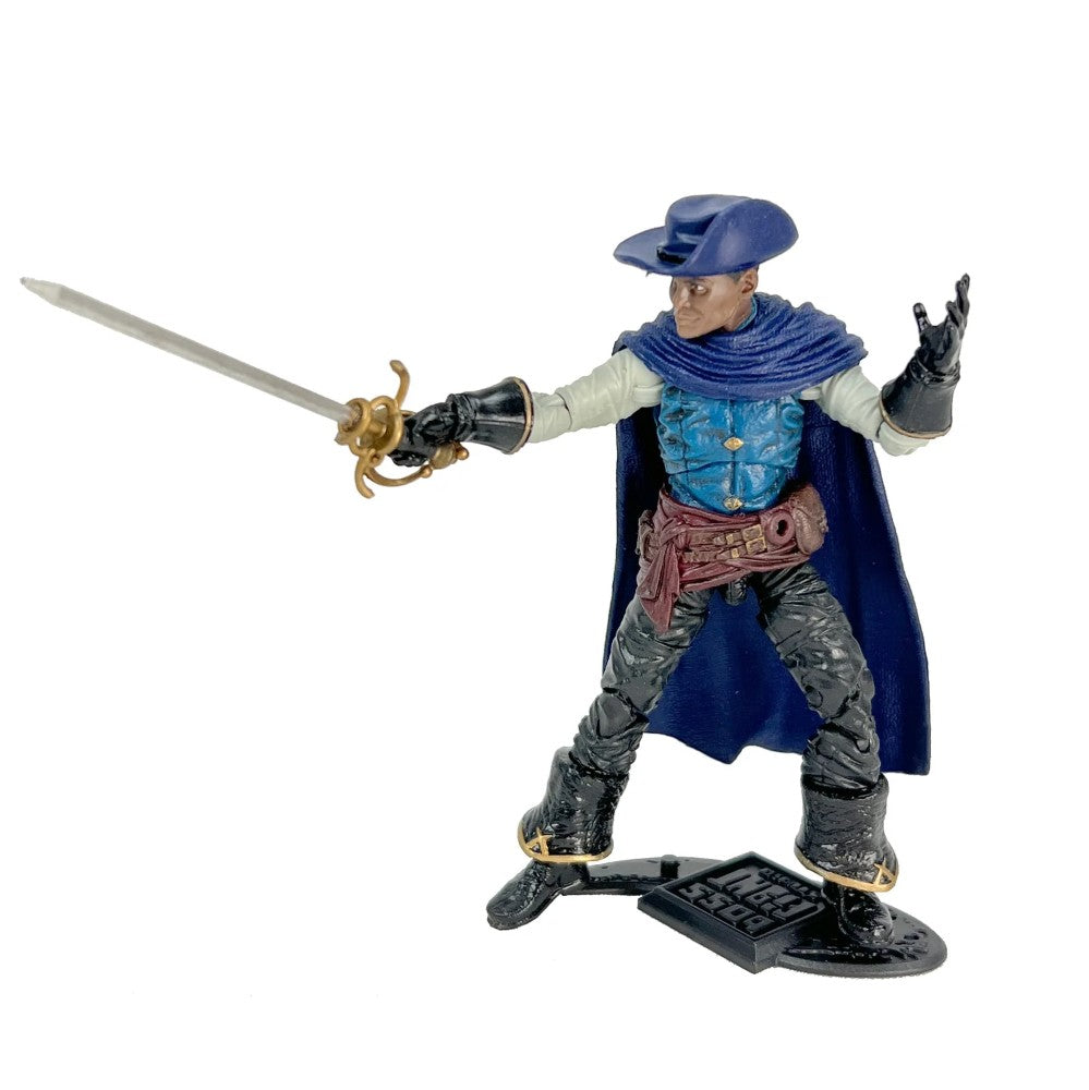 Malavar Quell the Bard -Vitruvian H.A.C.K.S. 1:18 Scale Action Figure by Boss Fight Studio Llc with sword and cape pose