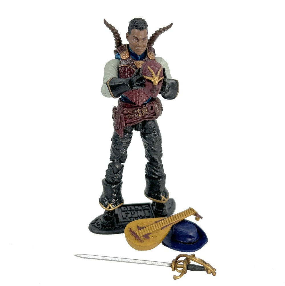 Malavar Quell the Bard -Vitruvian H.A.C.K.S. 1:18 Scale Action Figure by Boss Fight Studio Llc with lute and sword accessories