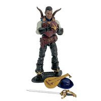Malavar Quell the Bard -Vitruvian H.A.C.K.S. 1:18 Scale Action Figure by Boss Fight Studio Llc with lute and sword accessories