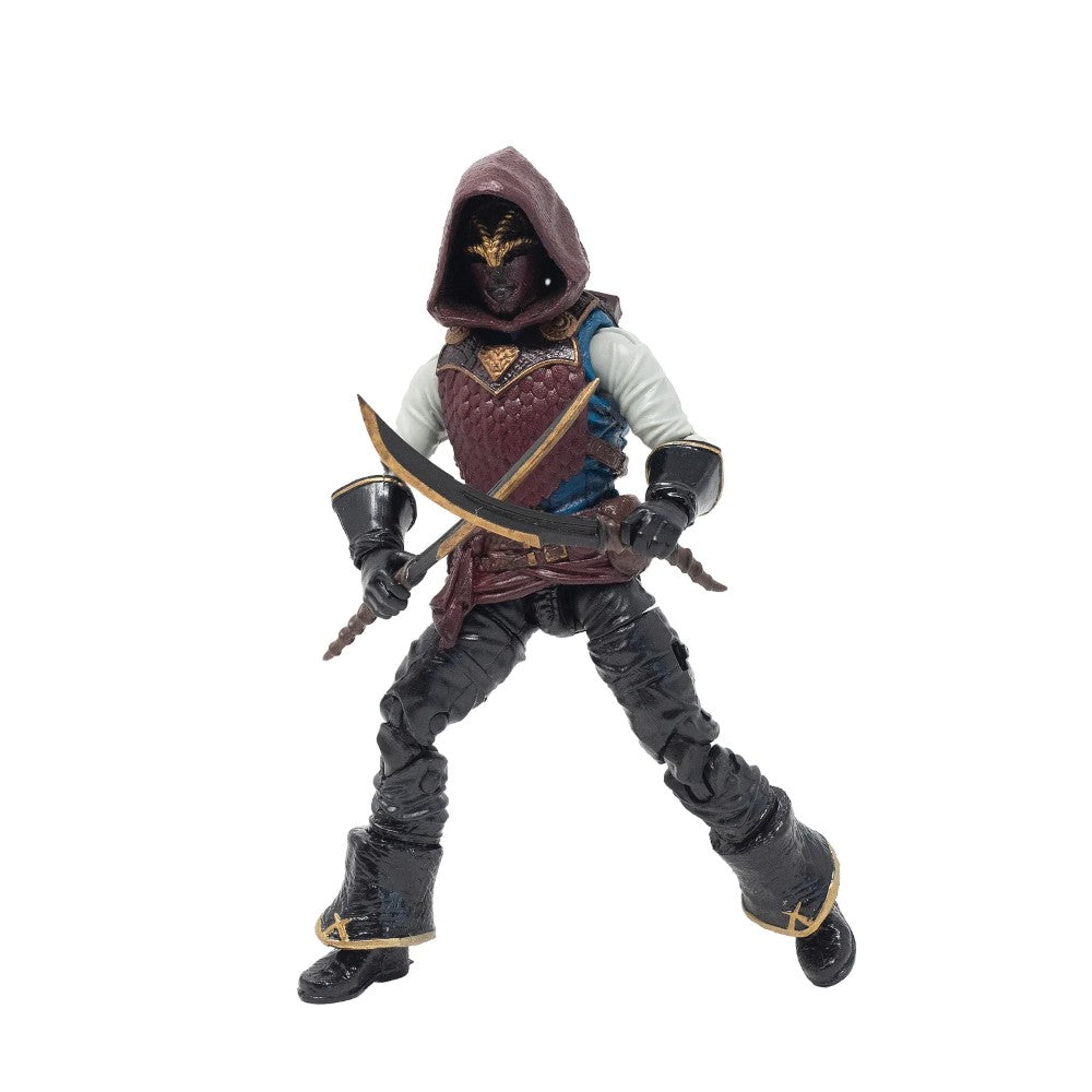 Malavar Quell the Bard -Vitruvian H.A.C.K.S. 1:18 Scale Action Figure by Boss Fight Studio Llc with sword and hooded armor