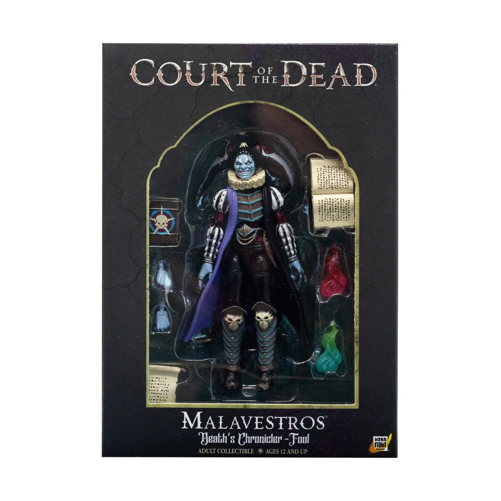 Malavestros Court of the Dead Epic Battle Action Figure - 1:18 Scale (4") new in box with detailed armor by Boss Fight Studio Llc