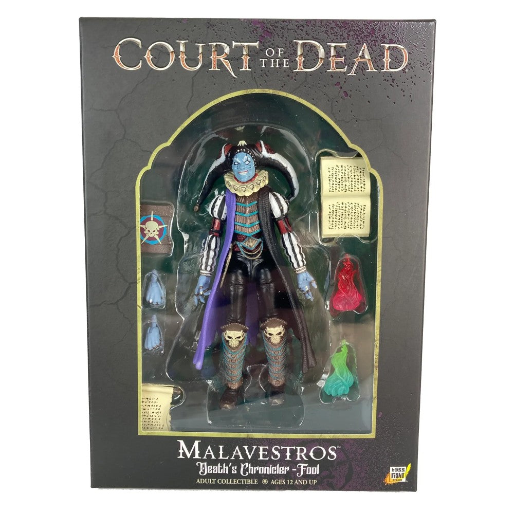Malavestros Court of the Dead Epic Battle Action Figure - 1:18 Scale (4") new in box with accessories by Boss Fight Studio Llc