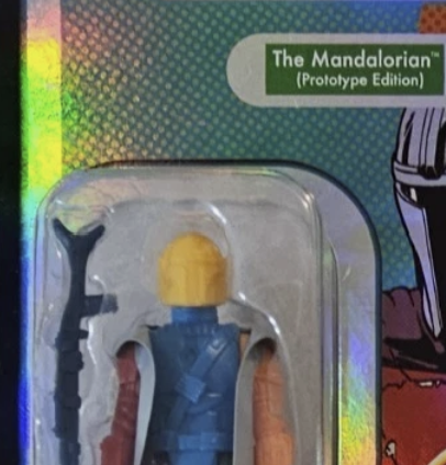 Star Wars Retro Collection Prototype Edition The Mandalorian action figure by Go Figment in original packaging