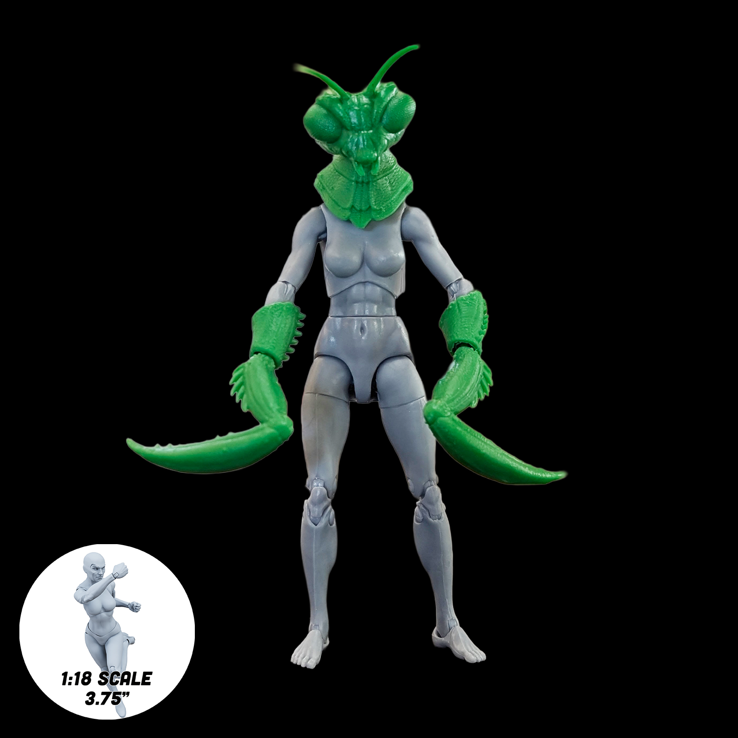 Vitruvian H.A.C.K.S. Mini-Kits: U-PICK Verified Choice Custom Action Figure Accessory Set HACKS mantis green parts by Boss Fight Studio Llc new in box