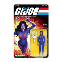 Super7 G.I. Joe Mara Cobra Test Subject figure in blue suit with breathing apparatus on blister card packaging