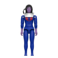 Super7 Mara Cobra Test Subject figure in blue diving suit with purple skin and silver breathing collar on white background