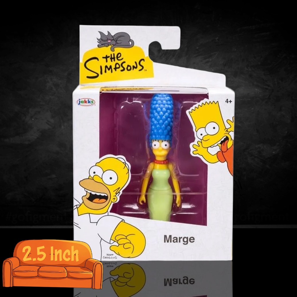 The Simpsons Marge Simpson 2.5-Inch Action Figure – The Heart of Springfield new in box by Jakks Pacific collectible toy