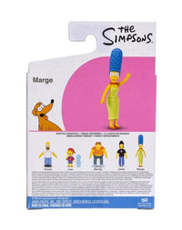 The Simpsons Marge Simpson 2.5-Inch Action Figure – The Heart of Springfield new in box by Jakks Pacific collectible toy back view