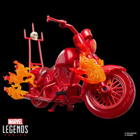 Marvel Legends Series Ghost Rider Johnny Blaze 6-Inch Action Figure with Motorcycle by Hasbro, new in box collectible toy