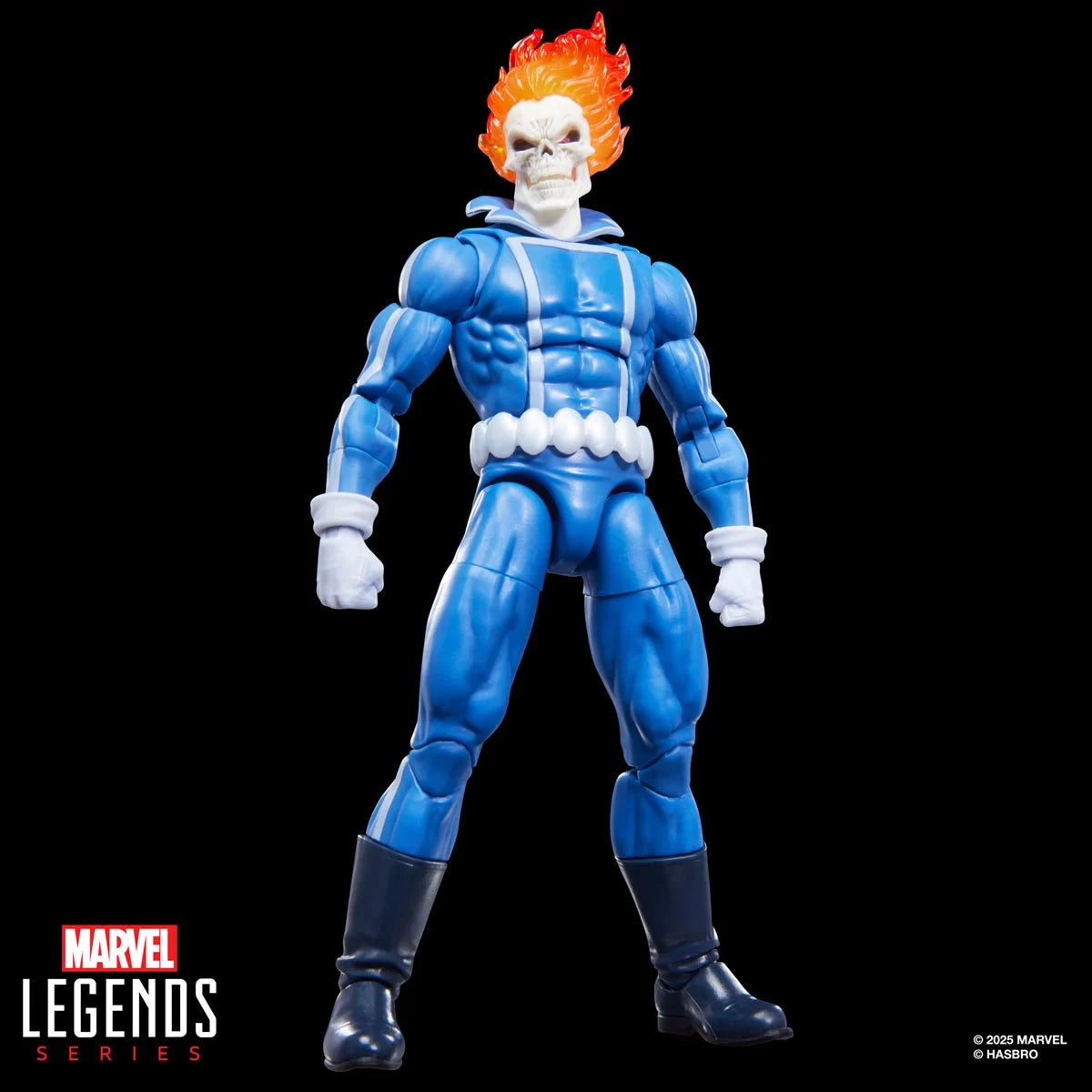 Marvel Legends Series Ghost Rider Johnny Blaze 6-Inch Action Figure with Motorcycle by Hasbro, new in box collectible figure only