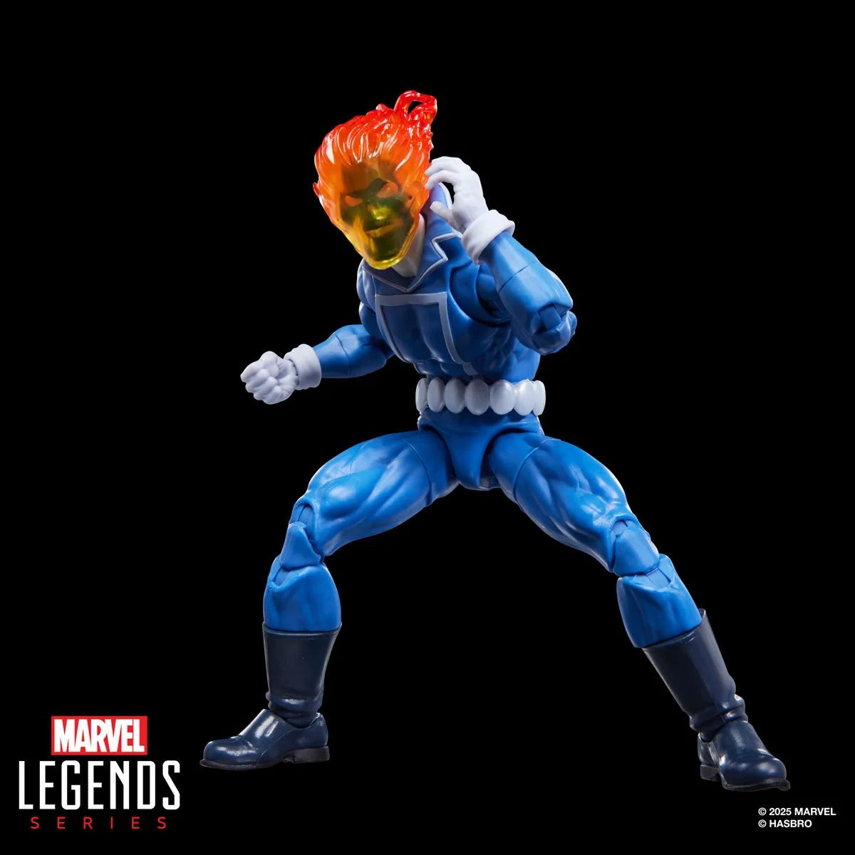 Marvel Legends Series Ghost Rider Johnny Blaze 6-Inch Action Figure with Motorcycle by Hasbro, new in box collectible figure pose