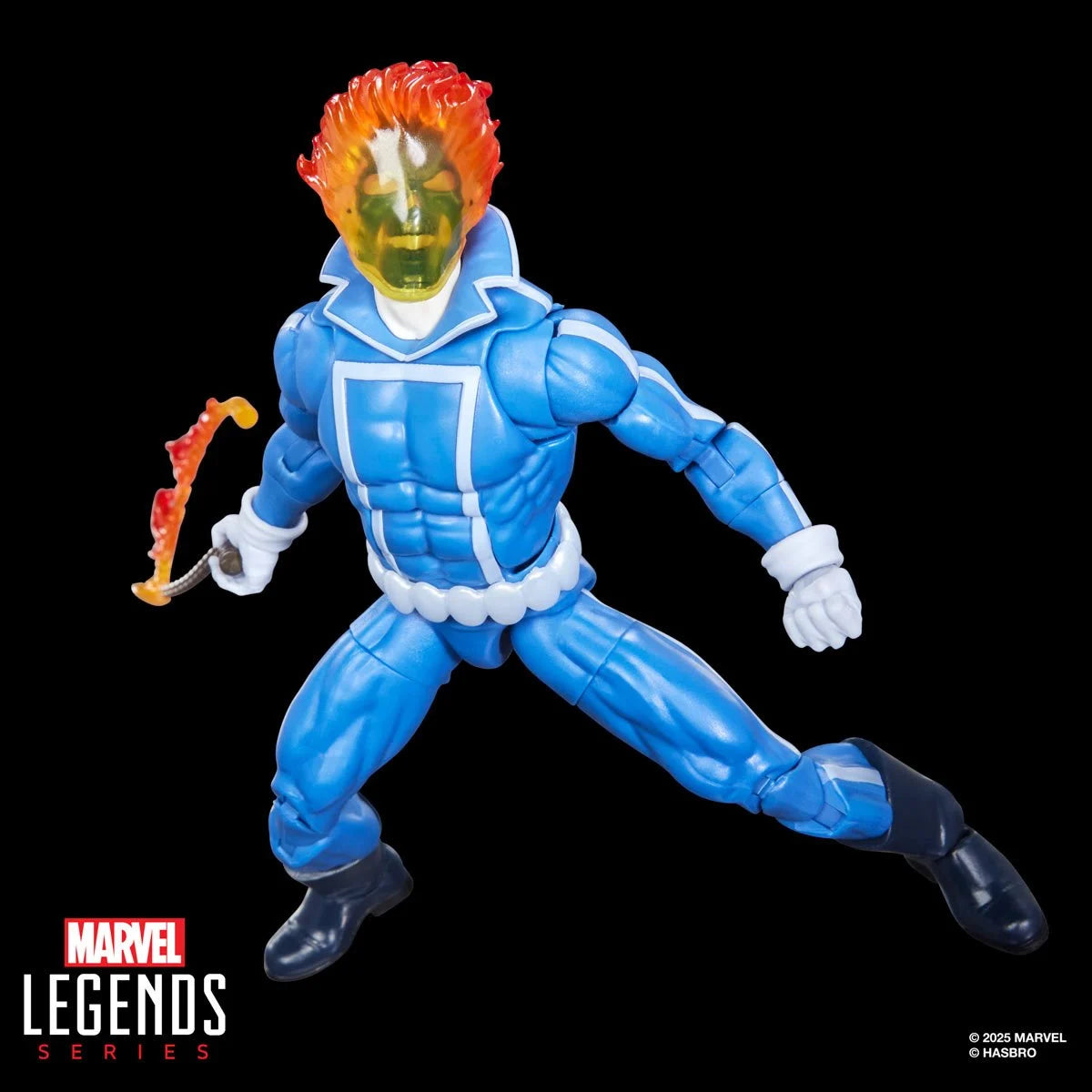 Marvel Legends Series Ghost Rider Johnny Blaze 6-Inch Action Figure with Motorcycle by Hasbro, new in box collectible figure