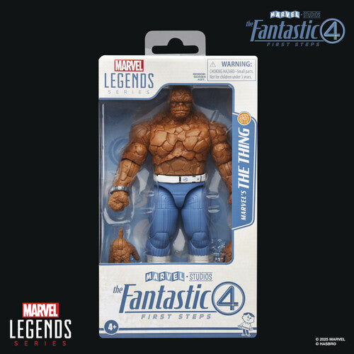 Marvel Legends 6-inch The Thing action figure from Fantastic Four First Steps in branded window box packaging
