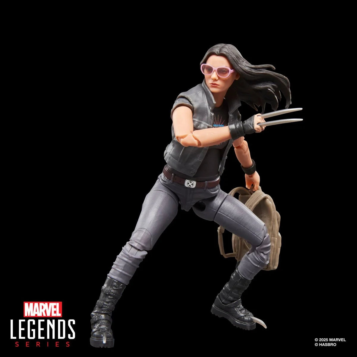 Marvel Legends X-23 6" Action Figure Deadpool Wolverine Movie Hasbro New with articulated pose and backpack accessory