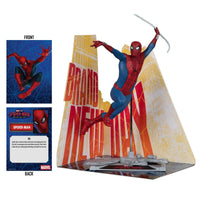Spider-Man - Brand New Day 1:10 Scale Posed Figure Scene McFarlane Toys by Hasbro with web backdrop