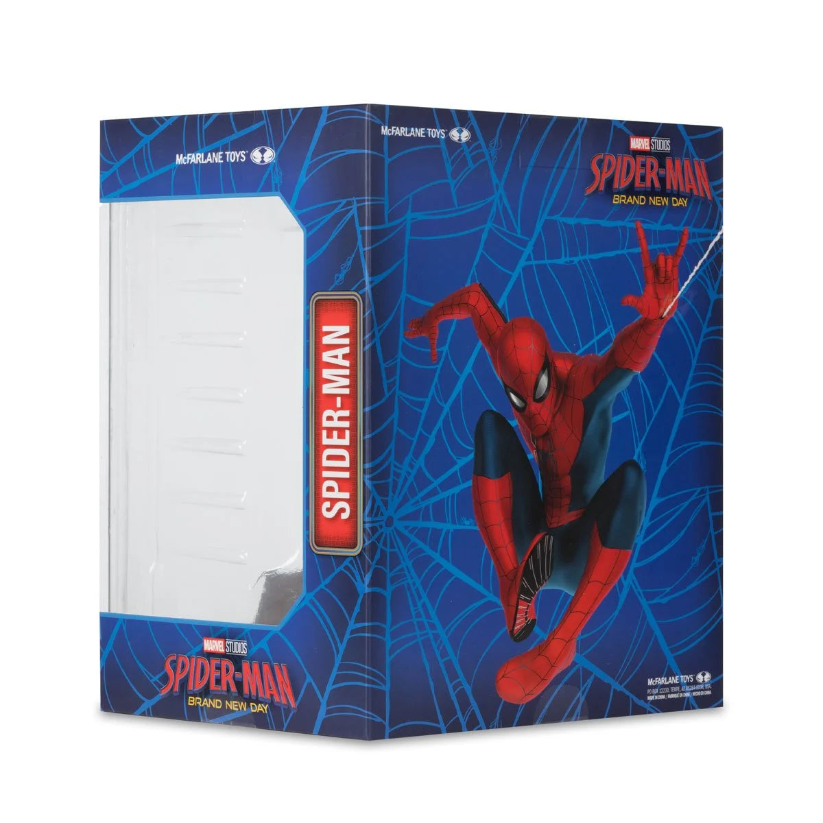 Spider-Man - Brand New Day 1:10 Scale Posed Figure Scene McFarlane Toys box by Hasbro