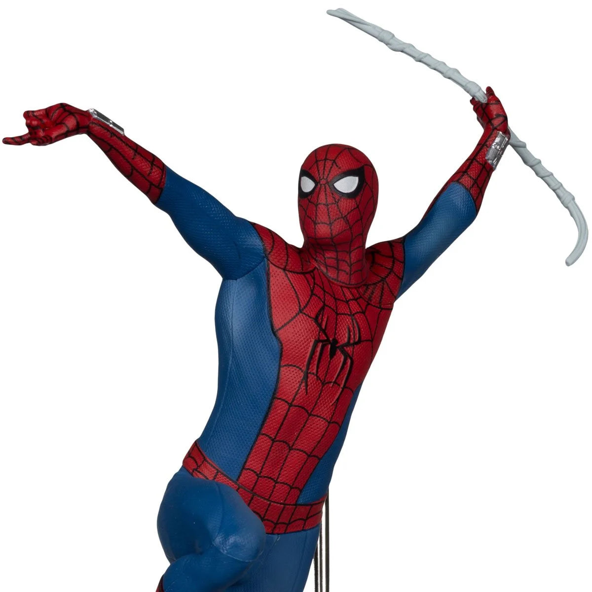 Spider-Man - Brand New Day 1:10 Scale Posed Figure Scene McFarlane Toys Hasbro figure posed with web