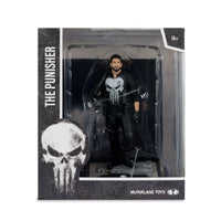 The Punisher - Marvel Studios 1:10 Scale Posed Figure Scene McFarlane Toys by Hasbro in packaging with skull logo