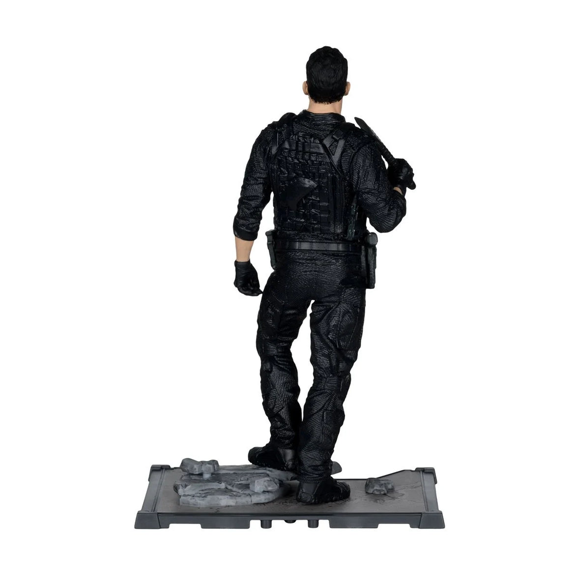 The Punisher - Marvel Studios 1:10 Scale Posed Figure Scene McFarlane Toys by Hasbro, rear view in tactical gear.