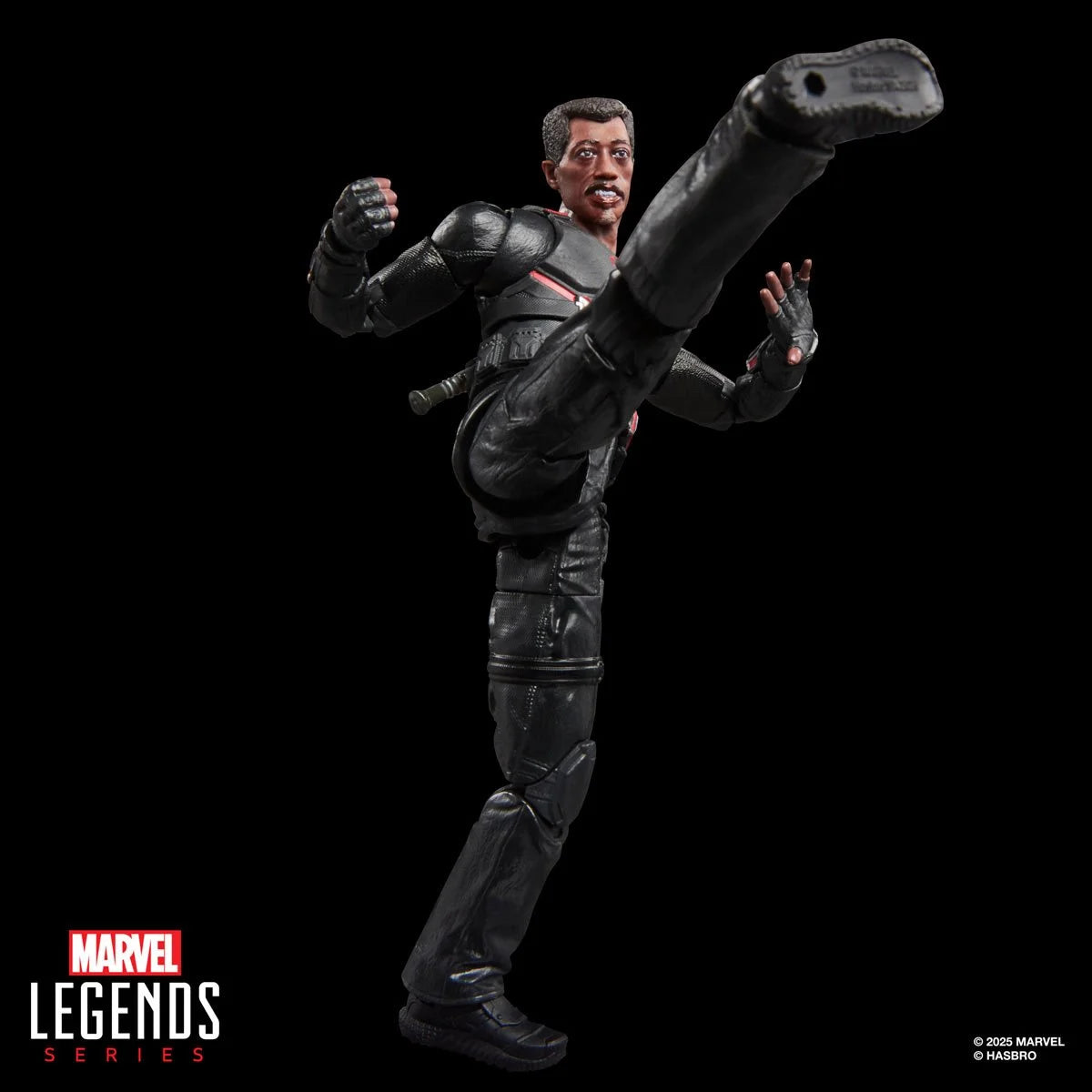 Marvel Legends Blade 6" Action Figure Deadpool Wolverine Movie Hasbro New with highly articulated martial arts pose