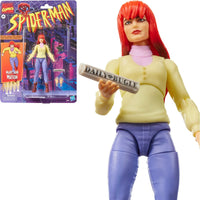 Mary Jane Watson Spider-Man: The Animated Series Marvel Legends Retro Action Figure by Hasbro 6-Inch