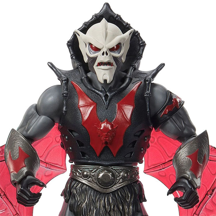 Mattel Masters of the Universe Hordak action figure with skeletal mask and red bat wings from Wave 18 New Eternia series
